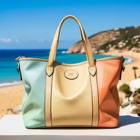 Sunset Paradise Beach Bag